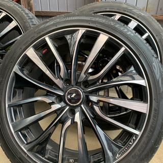 【値段交渉可】18インチ ノーマルタイヤ　ホイールセット　レオニス レオニスホイールタイヤセット18インチ