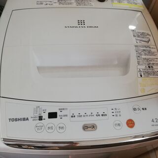 美品！　東芝　洗濯機　4.2Kg　2012年　AW-42ML　１...