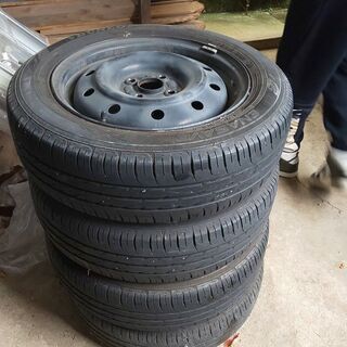 15インチ　ホイール4本セット！　タイヤ付！175/65R15