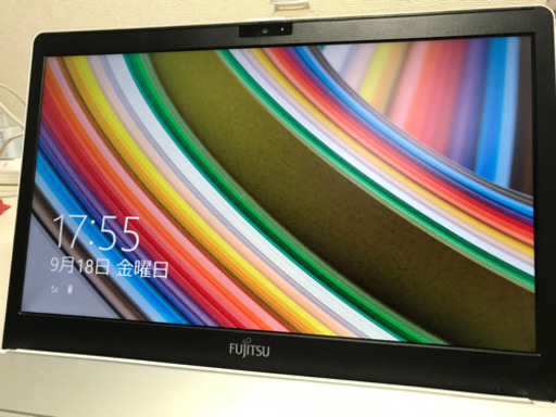 値下げ！！　fujitsu lifebook sh75/p ノートパソコン office 2013　pc 箱　本体　説明書　ワード　エクセル