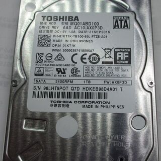 ★★★　　2.5インチ HDD MQ01ABD100 [1TB ...