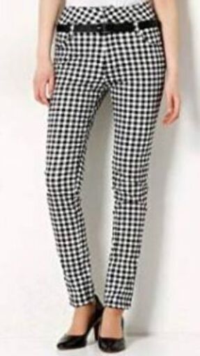 美品 Ingniイング ハイウエストギンガムチェックスキニーパンツm くー 次郎丸のパンツ レディース の中古 古着あげます 譲ります ジモティーで不用品の処分