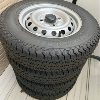 タイヤ、ホイール 取引中 軽トラ 軽貨物 タイヤホイール 新車外し