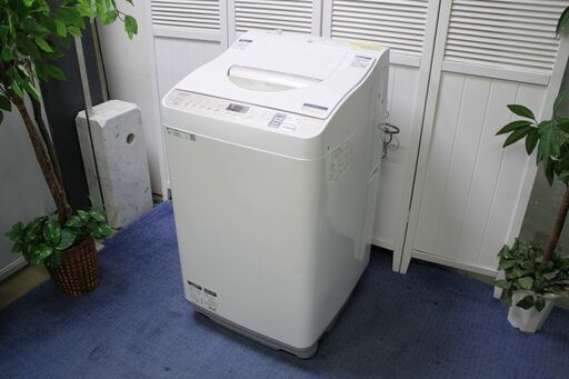 R2023) SHARP 洗濯乾燥機　洗濯容量5.5kg/乾燥容量3.5kg　ES-T5CBK-N 2019年製! 洗濯機 店頭取引大歓迎♪