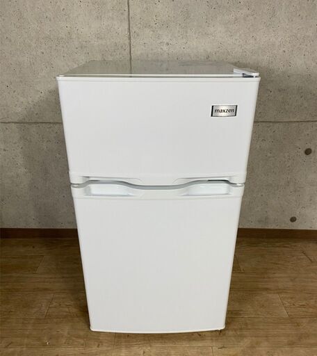 9*86 MAXZEN 単身用 2ドア 冷凍冷蔵庫 JR087HM01 87L
