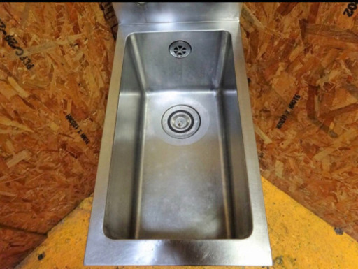 32-0)業務用 ステンレス 一槽シンク W320D600H800BG120 中古品 流し台