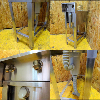 (32-0)業務用 ステンレス 一槽シンク W320D600H800BG120 中古品 流し台 厨房機器 飲食店 店舗