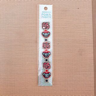 【ポンポネット】キャラクター刺繍ワッペンシール