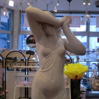 【中古品】自社配送＆設置可能　Dal Torrione 美しい女性 裸婦像 オブジェ 彫刻 置物 石膏像　全身像