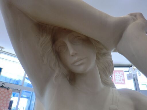 【中古品】自社配送＆設置可能　Dal Torrione 美しい女性 裸婦像 オブジェ 彫刻 置物 石膏像　全身像