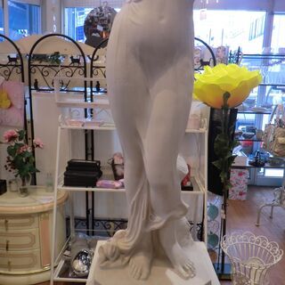 【中古品】自社配送＆設置可能　Dal Torrione 美しい女性 裸婦像 オブジェ 彫刻 置物 石膏像　全身像