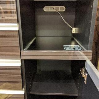 売約済み】食器棚 カップボード レンジボード ブラウン 共和産業 検