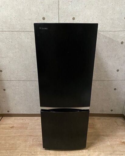 9*61 TOSHIBA 東芝 GR-R15BS(K) 2ドア 153L ノンフロン冷凍冷蔵庫 20年製