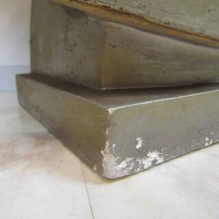 N1469・ 高さ約85cm 石膏像 ガッタメラータ デッサン用 大胸像 ガッタメ ゴールド ペイント 美術予備校 インテリア オブジェ お部屋飾り