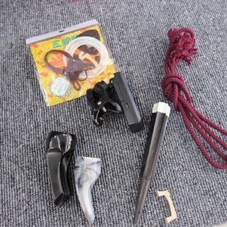 三味線 練習用バチ ケースセット 美品 三味線 練習用 バチ