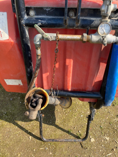 動力噴霧器機(走行式)丸山製造所セット動噴 CBM-301中古品トラクターパーツ容量300L