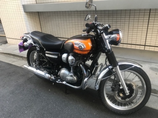 カワサキW800ファイナルエディションワイバンマフラー！車検R4.7までたっぷり