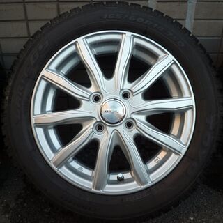 165/60r14 2018年製 スタッドレス アルミホイール TOYO 