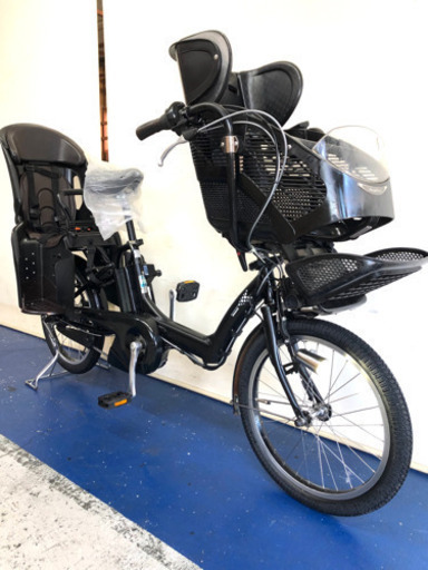 ブリヂストン アンジェリーノ　20インチ 3人乗り 8.7ah 黒色　電動自転車