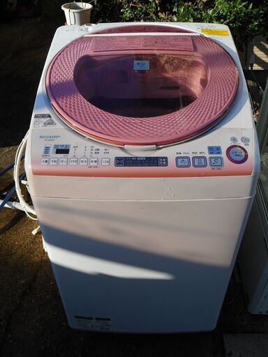 SHARP Agイオンコート付電気洗濯乾燥機 ES-TX85KS 8.0kg 2016年製 (きんちゃん) 土崎の生活家電《洗濯機》の中古あげ