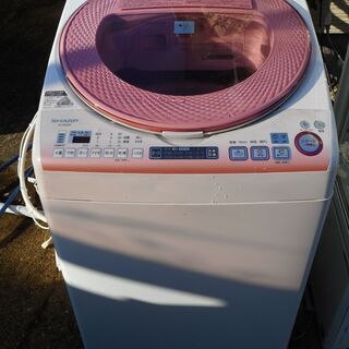 SHARP Agイオンコート付電気洗濯乾燥機 ES-TX85KS...