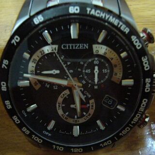 中古美品・【CITIZEN】シチズン アテッサ クロノグラフ A...