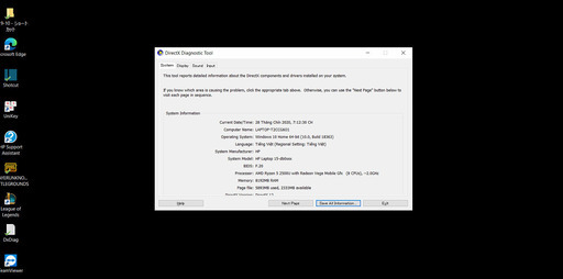 HP Laptop 15-db0xxx
