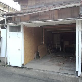 門司区小森江駅徒歩10分2台駐車可能ガレージ、倉庫
