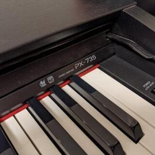 PX-735BK 昇降椅子付き電子ピアノ プリビア