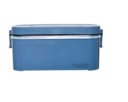 【新品】THANKO 炊飯器 小型 一人用 おひとりさま用超高速弁当箱炊飯器 藍色