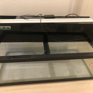 ガラス水ガラス水槽 美品 90 45 36 レイシー上部フィルターboxのみ ガラス蓋 テトラled ゆう 東川口のその他の中古あげます 譲ります ジモティーで不用品の処分