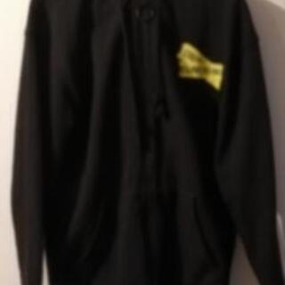 黒パーカー 前ファスナー L～2L