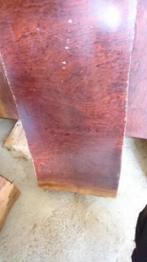 ブビンガ大径端材あります②。ギターなどに