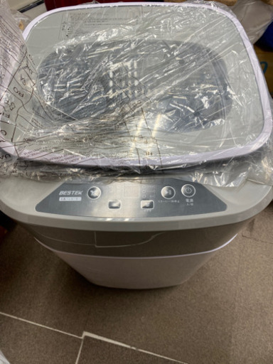 【値下げ】新品未使用　小型洗濯機格安で！2019年製bestek 3.8kg