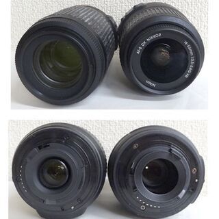 動作OK★ニコン デジタル一眼レフカメラ D5100 レンズキット　本体+レンズ 2本 バッテリー・充電器・フード・バッグ付 取説有 Nikon デジカメ カメラ  ☆ PayPay(ペイペイ)決済可能 ☆ 札幌市 豊平区 平岸 アウトレットモノハウス