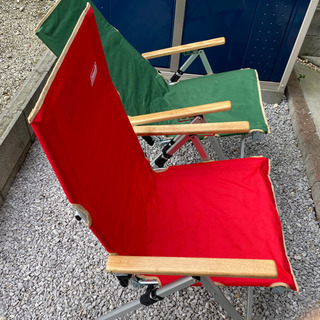 コールマン チェア 2脚セット 赤 Coleman】コールマン サイドテーブル