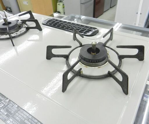 17年製 LPガス ガステーブル 幅56cm リンナイ ガスコンロ 左強火 