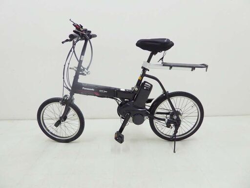 美品 屋内保管 Panasonic パナソニック 折畳 電動アシスト自転車 オフタイム BE-ELW072AB2