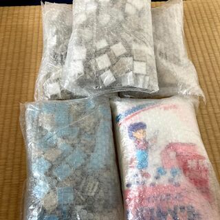 (未使用)25mm角 モザイクタイル2色＆タイル用目地材