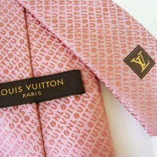 LOUIS VUITTON ルイヴィトン ネクタイ ピンク ロゴ 札幌 西岡店
