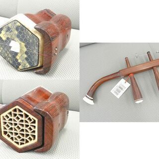 二胡 上海二胡 敦煌 キョーリツコーポレーション NK-170 セミハードケース付き 付属品あり ☆ PayPay(ペイペイ)決済可能 ☆ 札幌市 北区 屯田 二胡 上海二胡 敦煌 キョーリツコーポレーション NK-170 セミハード