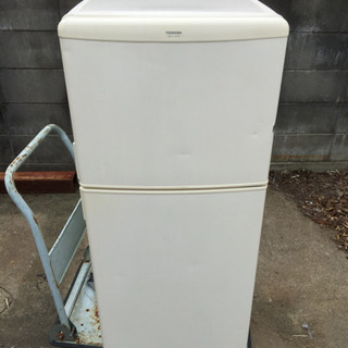 東芝 冷凍冷蔵庫 2ドア ホワイト 2002年