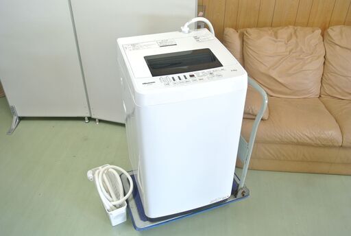 【商談中】Hisense ハイセンス 4.5㎏ 全自動洗濯機 2018年製 HW-4502　バスポンプ付き(KP-104)