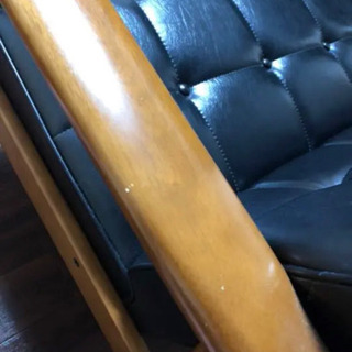 カリモク Kチェア 2シータ 復刻プレート 版