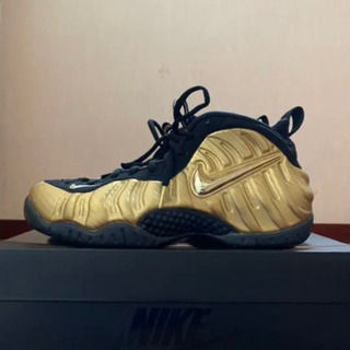 NIKE AIR FOAMPOSITE 金　ゴールド　フォームポジット