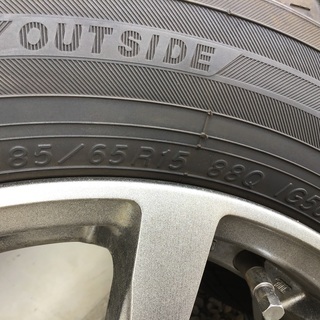 値下げ! アルミ付スタッドレス4本 185/65R15 [フリー...