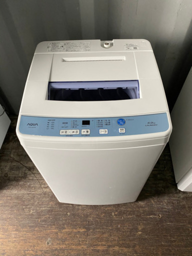 No.465 AQUA 6kg洗濯機　2018年製　近隣配送無料