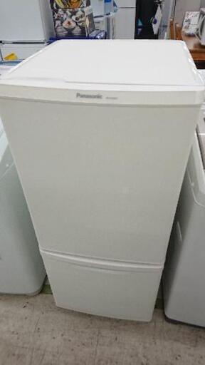 【クリーニング済み】Panasonic(パナソニック） 138L　２ドア冷凍冷蔵庫 「NR-B14BW-W」 （2018年製）