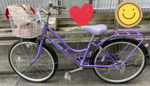 子供用自転車22インチ女の子可愛い紫 リオ 単品値引き不可 竹ノ塚の自転車の中古あげます 譲ります ジモティーで不用品の処分 子供用自転車22インチ女の子可愛い紫 リオ 単品値引き不可 竹ノ塚の自転車の中古あげます 譲ります ジモティーで不用品の処分