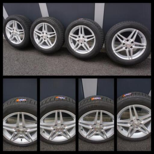 スタッドレス タイヤホイール205/55r16 W167 A180 ベンツ Aクラス AGA 16インチ 7J+48 PCD112 アイスガード5PLUS ig60